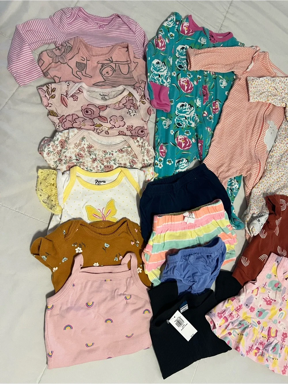 Baby Girls Mixed Clothing Bundle 0-3m